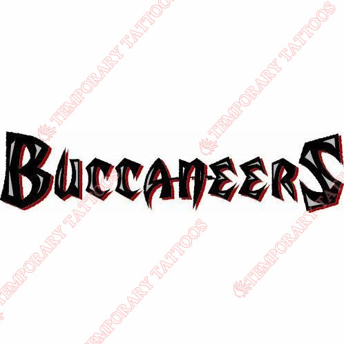 Tampa Bay Buccaneers Customize Temporary Tattoos Stickers NO.824